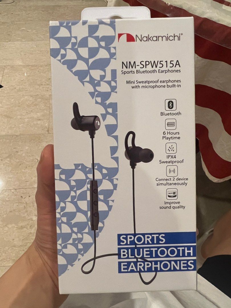 How to connect new arrivals nakamichi bluetooth earphones