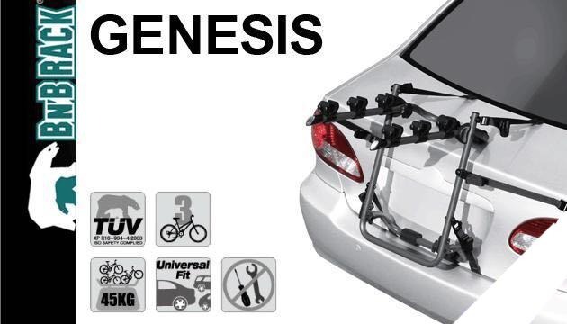 BnB Car Bike Rack for 3 bikes Genesis