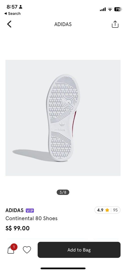 Adidas continental 80 outlet cdiscount