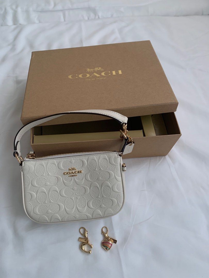 Coach Nolita 15 Bag(White), Luxury, Bags & Wallets on Carousell
