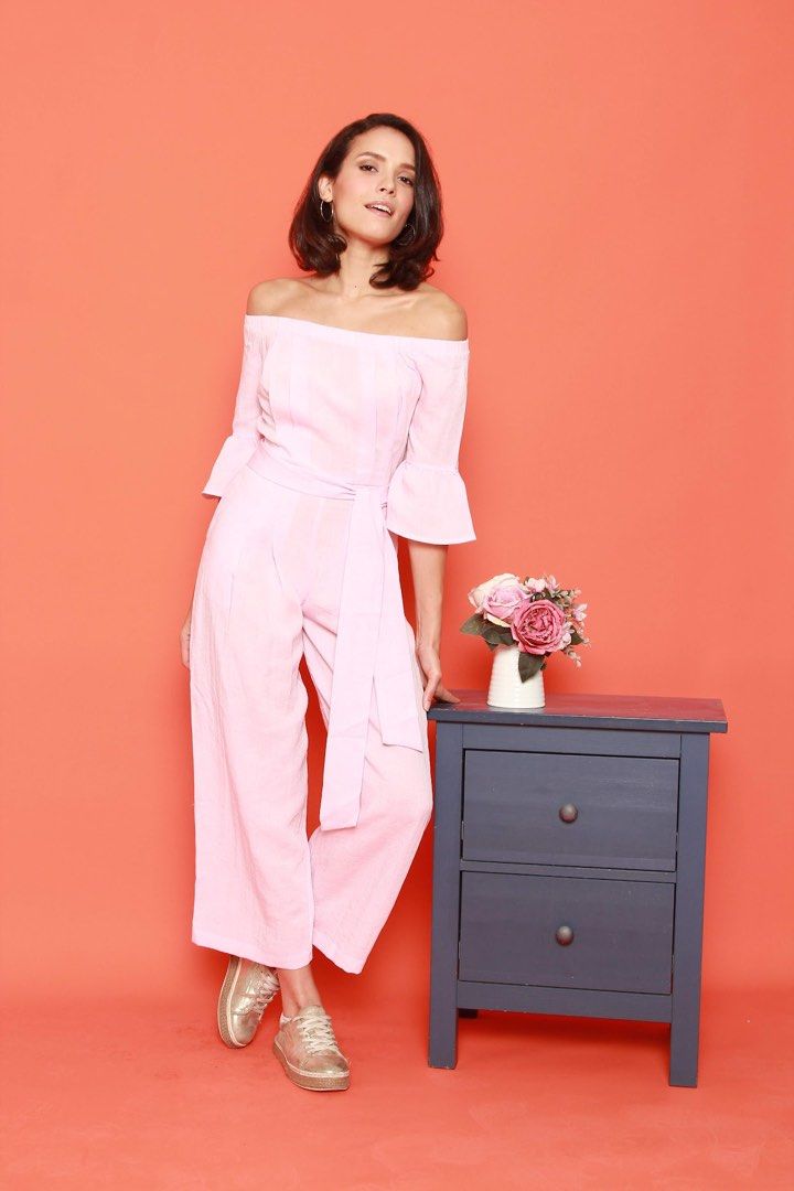 Pink brand jumpsuit sale
