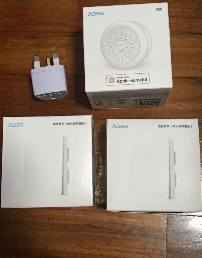 Brand new Xiaomi Aqara Wall switch (Single Key/Fireline) & Hub Gateway
