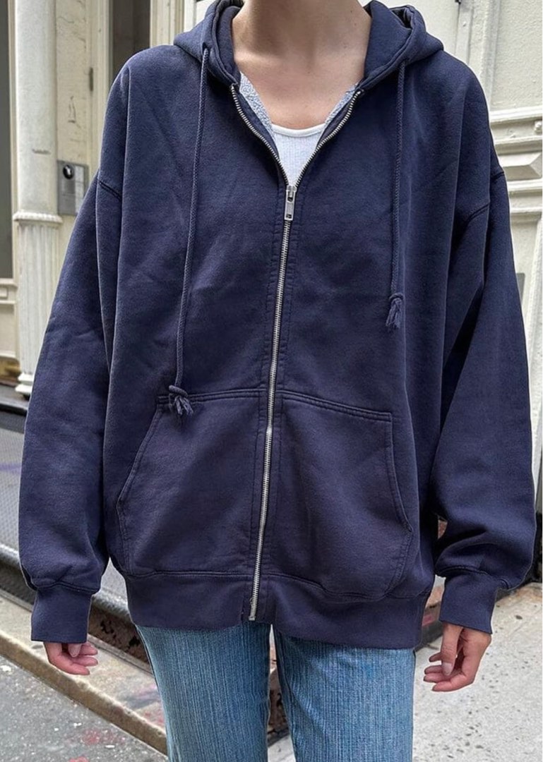 brandy melville christy zipup, Women's Fashion, Coats, Jackets and