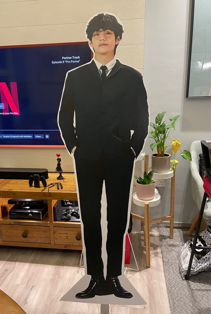 BTS V Kim Taehyung standee, Hobbies & Toys, Memorabilia & Collectibles,  K-Wave on Carousell
