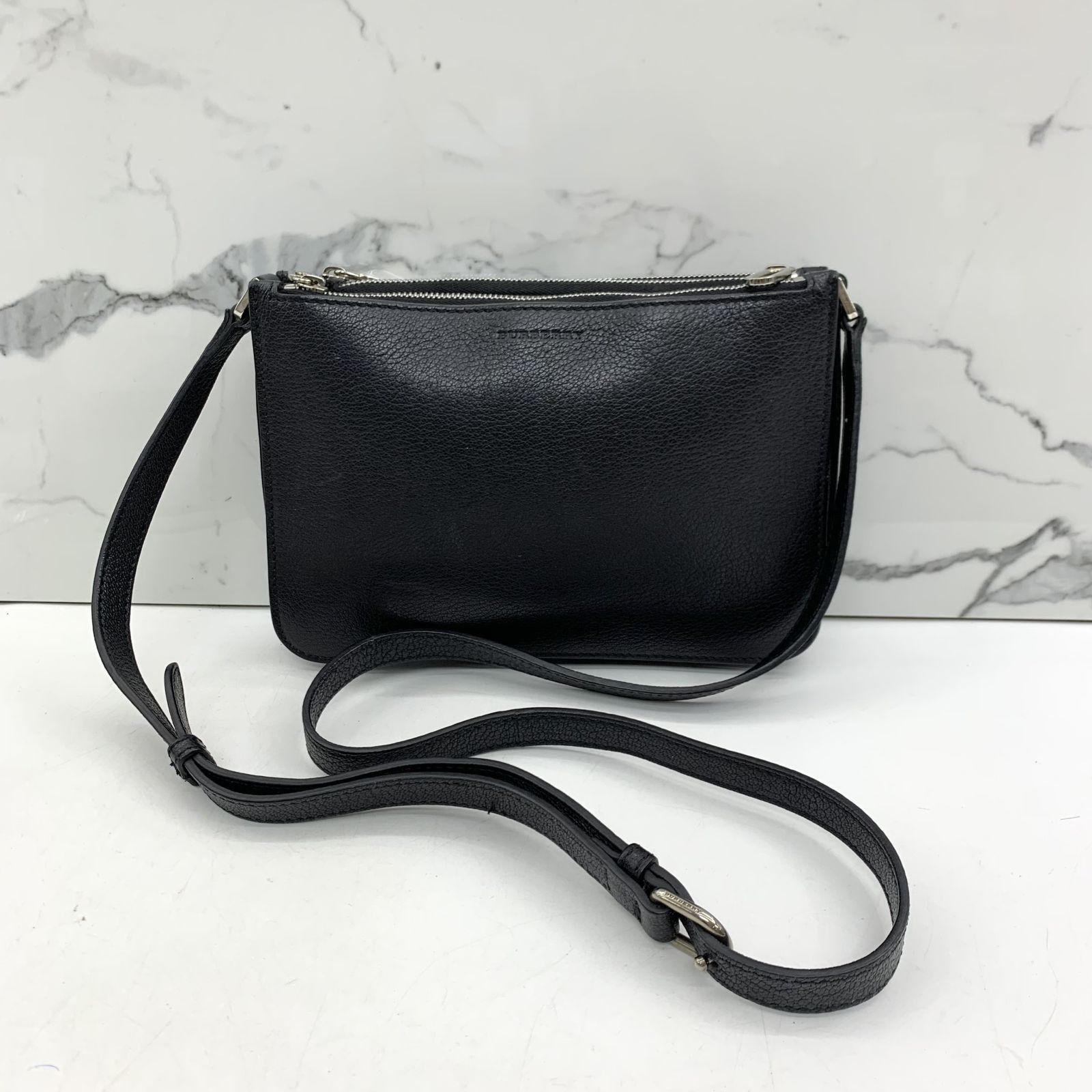 Burberry triple zip crossbody outlet