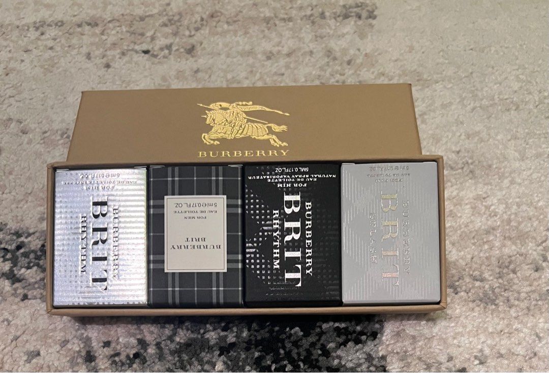 Burberry Miniature EDT Gift Set Beauty Personal Care Men s