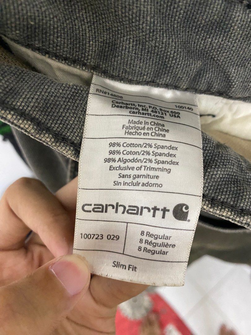 Carhartt Double knee Slim Fit Men s Fashion Bottoms Jeans on