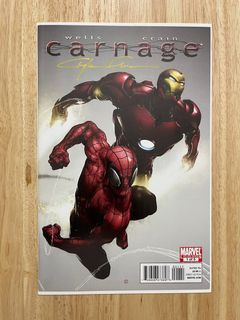 Carnage #1 (2010), signed by Clayton Crain w/COA in NM condition!