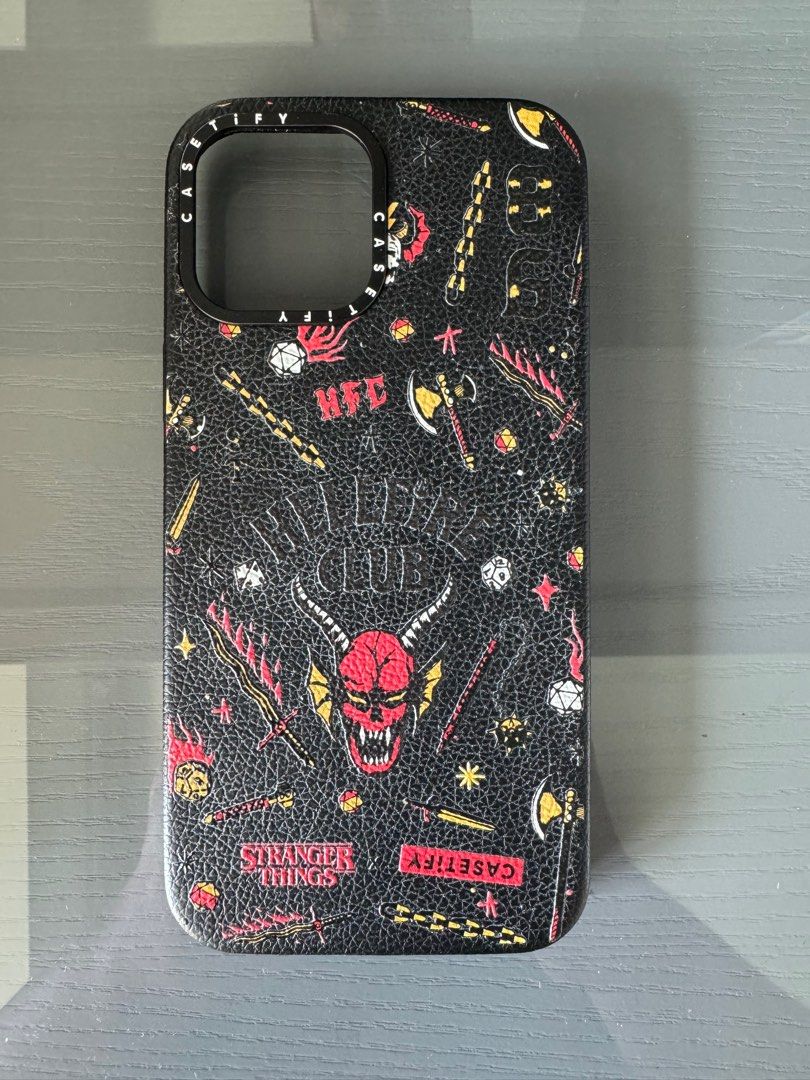 二手Casetify Stranger Things 怪奇物語iPhone 13 Pro Max Case 皮電話