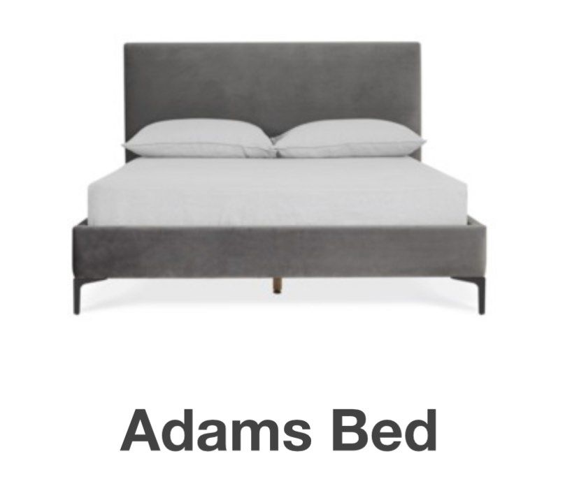 14 Oct self pick up: Castlery Adams Queen Size Bed Frame - grey with ...