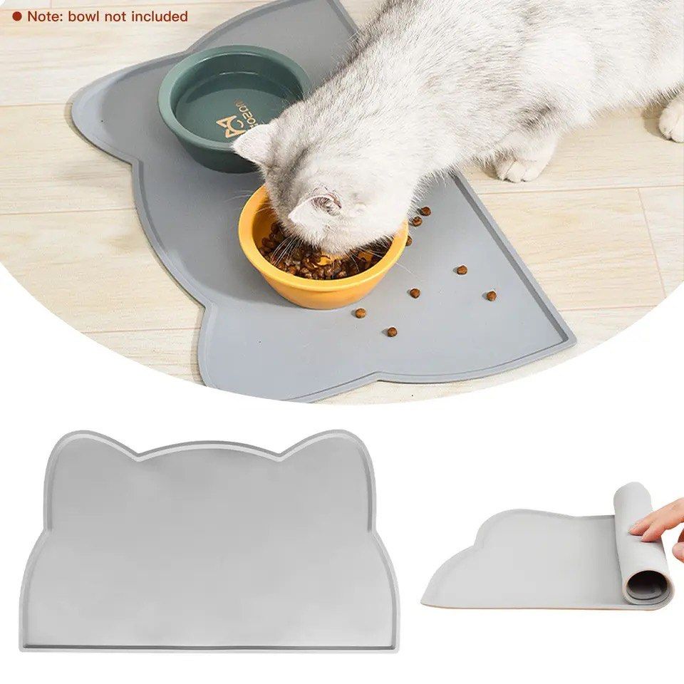 Cat Mat Cat Food Mat Cat Placemat Cat Accessories Cat Food Anti