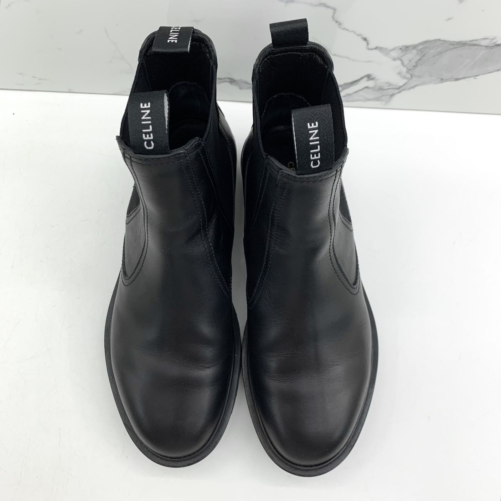 CELINE BLACK MARGARET CHELSEA 41 BOOTS 237031188 WE Luxury