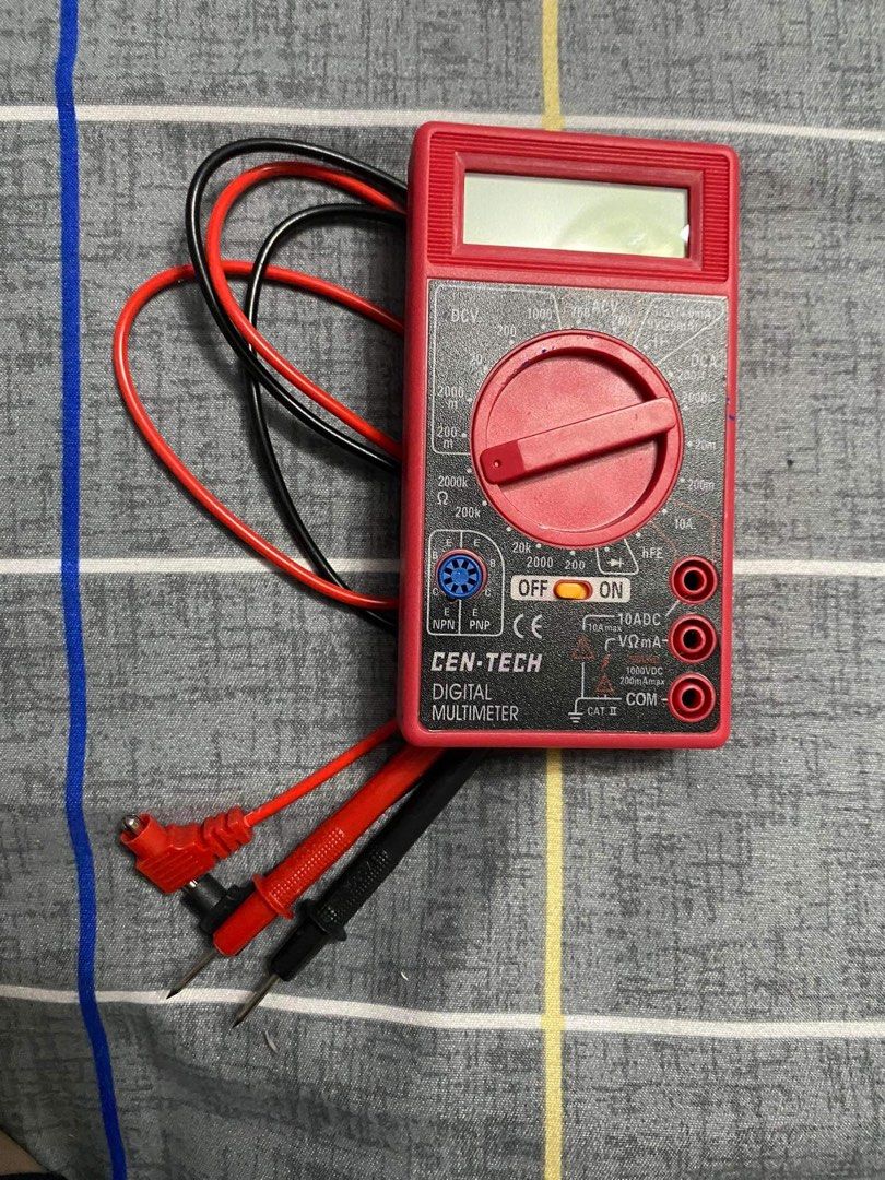 CEN TECH 7 digit multimeter, TV & Home Appliances, Electrical, Adaptors ...