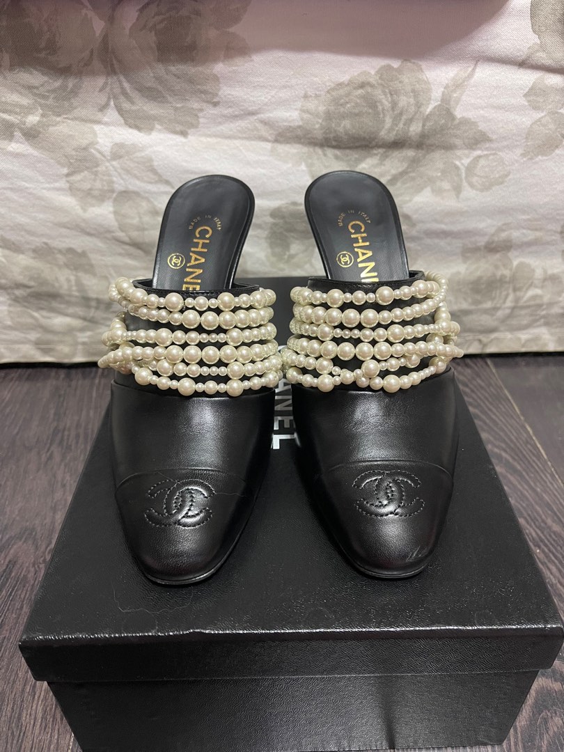 Chanel 高跟鞋全新38, 名牌, 鞋及波鞋- Carousell