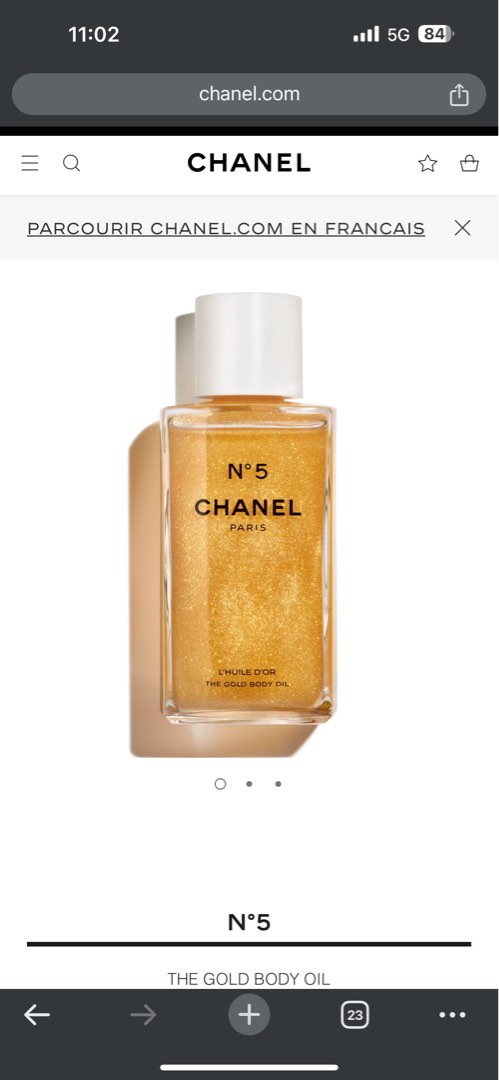 Chanel - No5 - No 5 - L'Huile D'OR - The Gold Body Oil