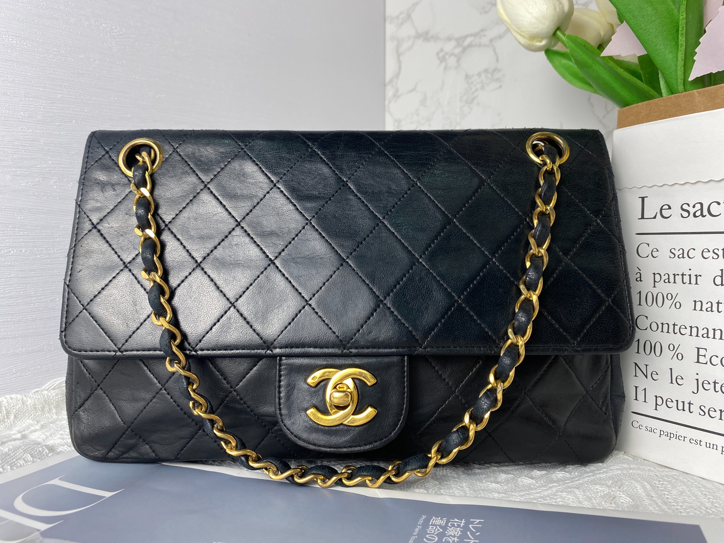 Sac best sale papier chanel
