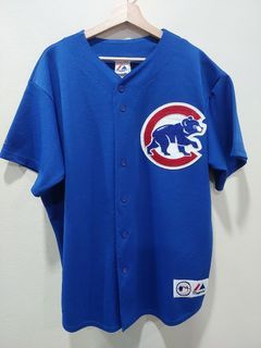 Chicago Cubs Nomar Garciaparra White Pinstripe Majestic Jersey in 2023