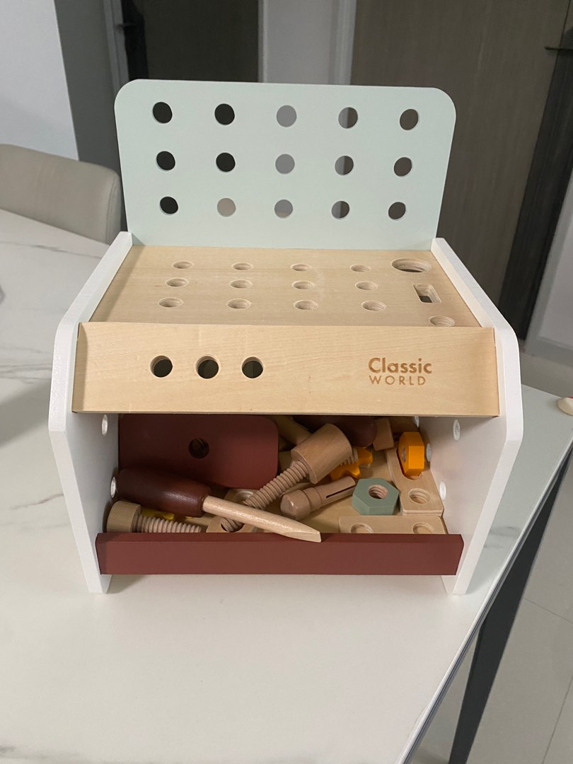 Classic World - Mini Workbench Set, Hobbies & Toys, Toys & Games on ...