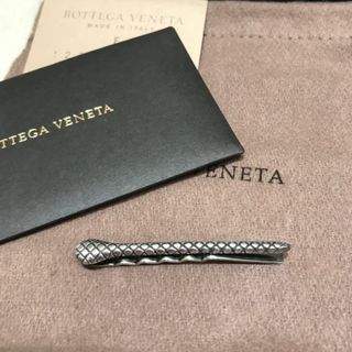 [Clearance]ORI Bnib Bottega Veneta Classic 925 Silver Tie Clip Authentic
