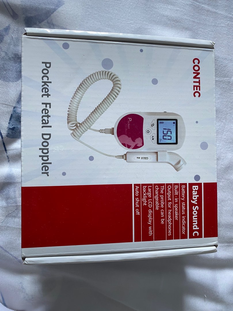 Contec pocket fetal doppler baby shop sound c