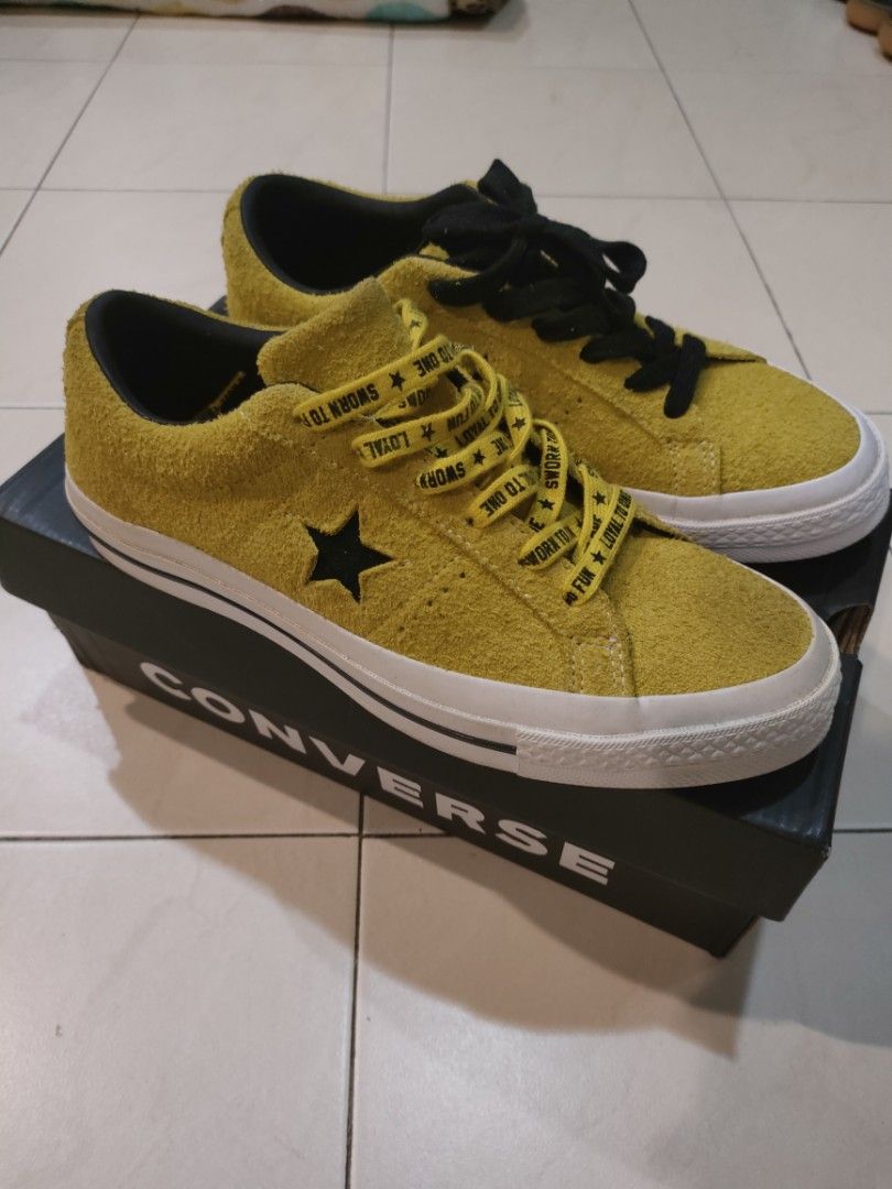 Converse yellow clearance one star