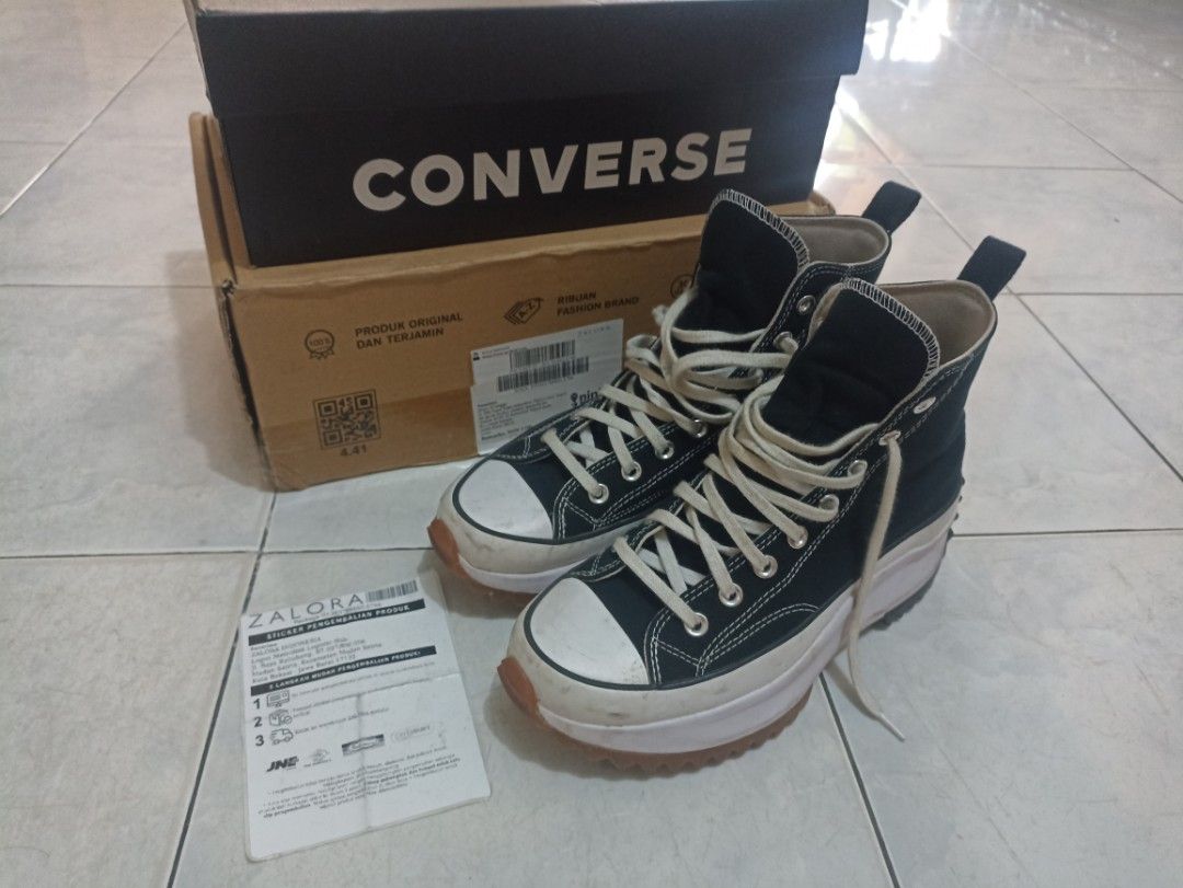 Converse Run Star Hike 42 Zalora Fesyen Pria Sepatu Sneakers