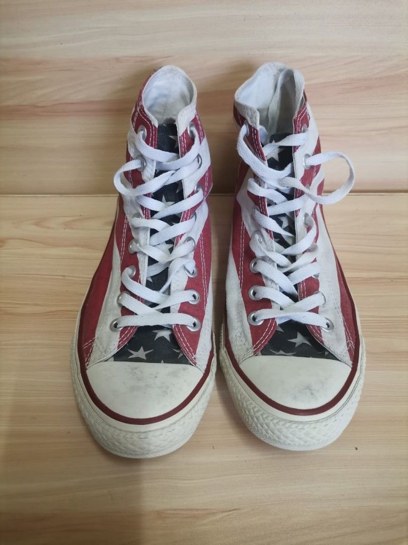 Converse us flag Men s Fashion Footwear Sneakers on Carousell