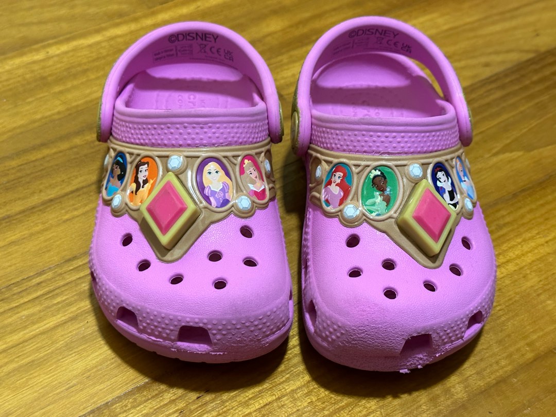 Girls cheap purple crocs