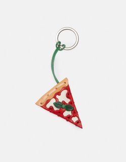 義大利皮革紀念品：披薩鑰匙圈（CUOIERIA FIORENTINA SRL,）