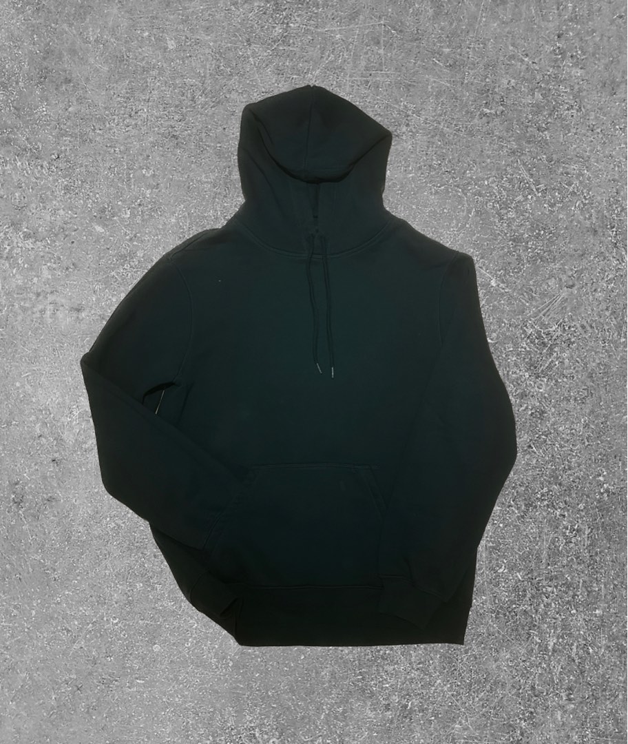 Hoodie - Dark green light fleece Pullover Hoodie