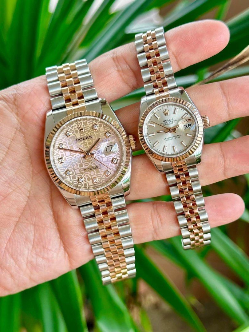 Rolex datejust on sale rose gold 36mm