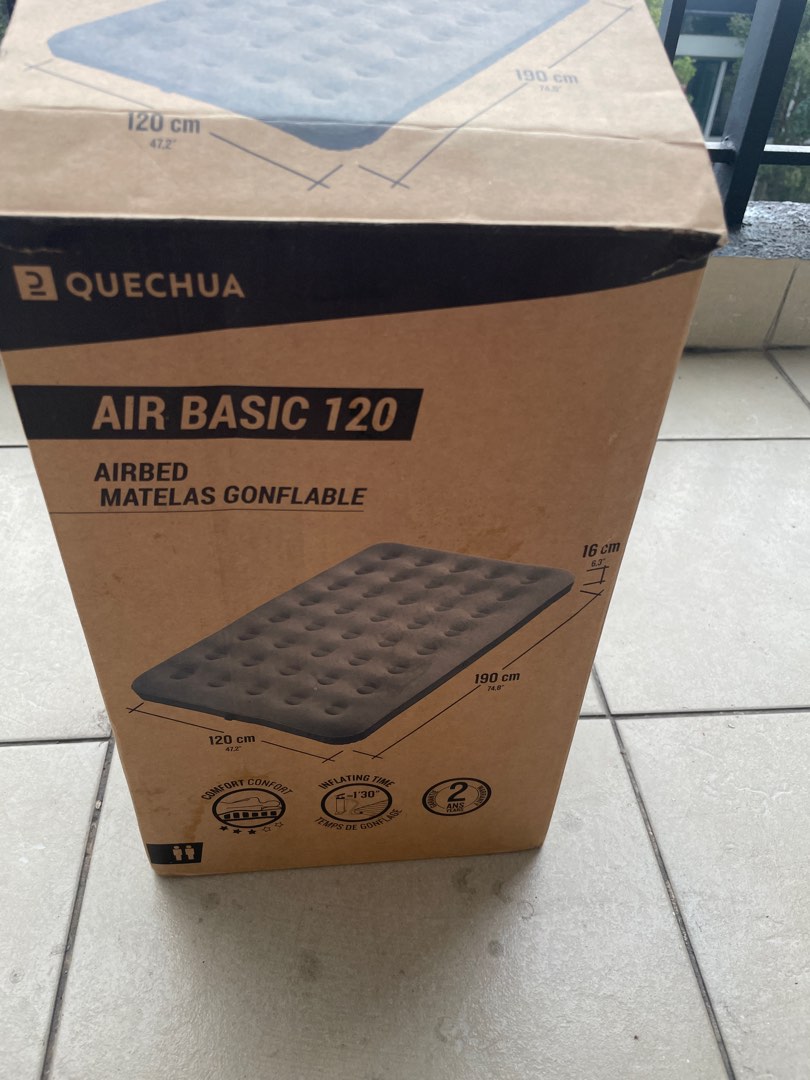 decathlon Air Bed, Sports Equipment, Hiking & Camping on Carousell