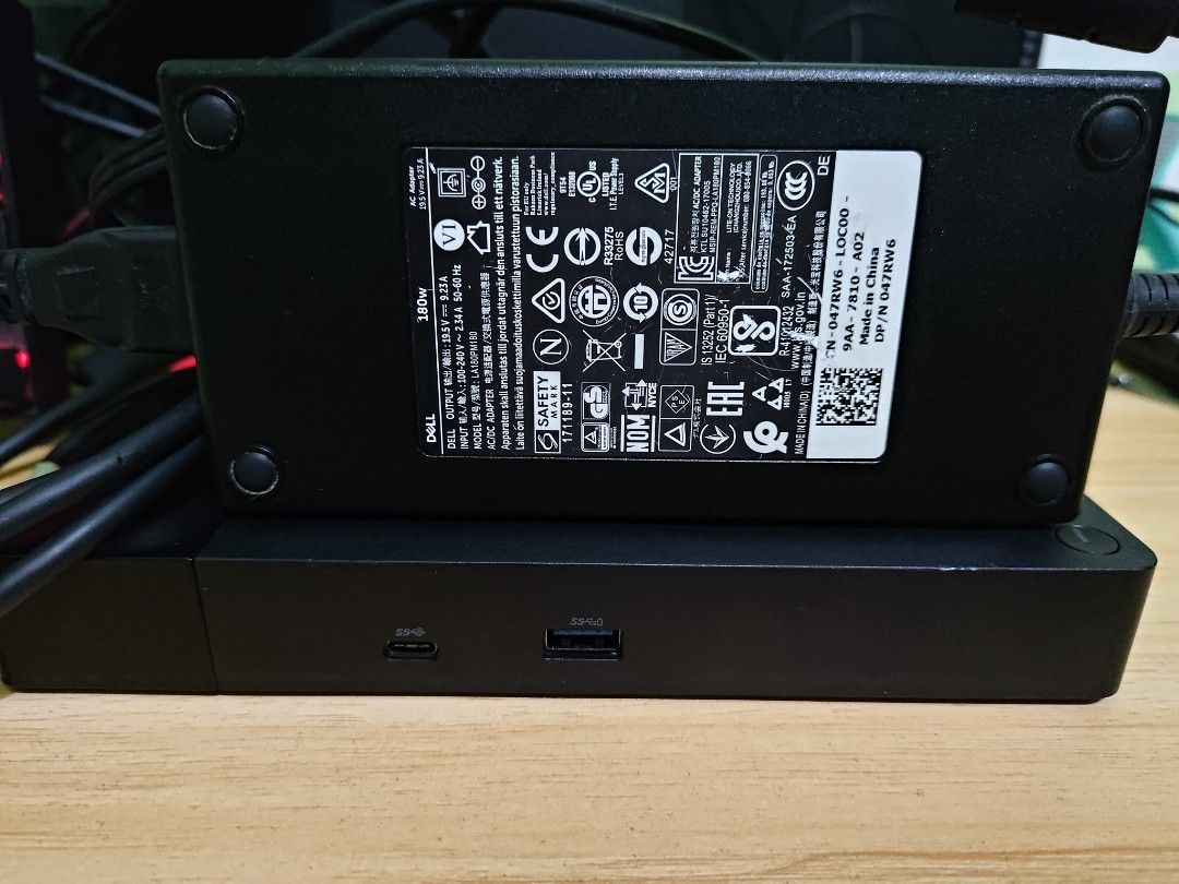 Dell WD19S Docking Station 180 watts (Category: Desktops) located in Makati City. Submitted by john1215cruz (Listing ID 1257814058, Image 3). Description: Read First. Limited Stock Only Worth 11.5k to 13k sa online Dell Docking Station (WD19S) With 180 Watts Power Adapter Used Item Good Condition Lalamove Gcash Pick Up Makati.