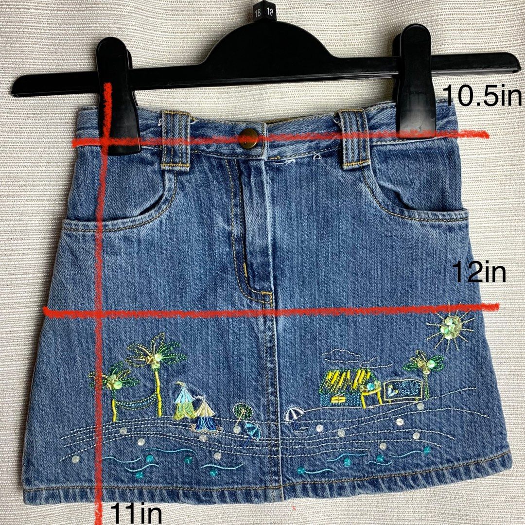 Denim Skirt GYMBOREE Super Cute Mini Skirt 4 Years Old