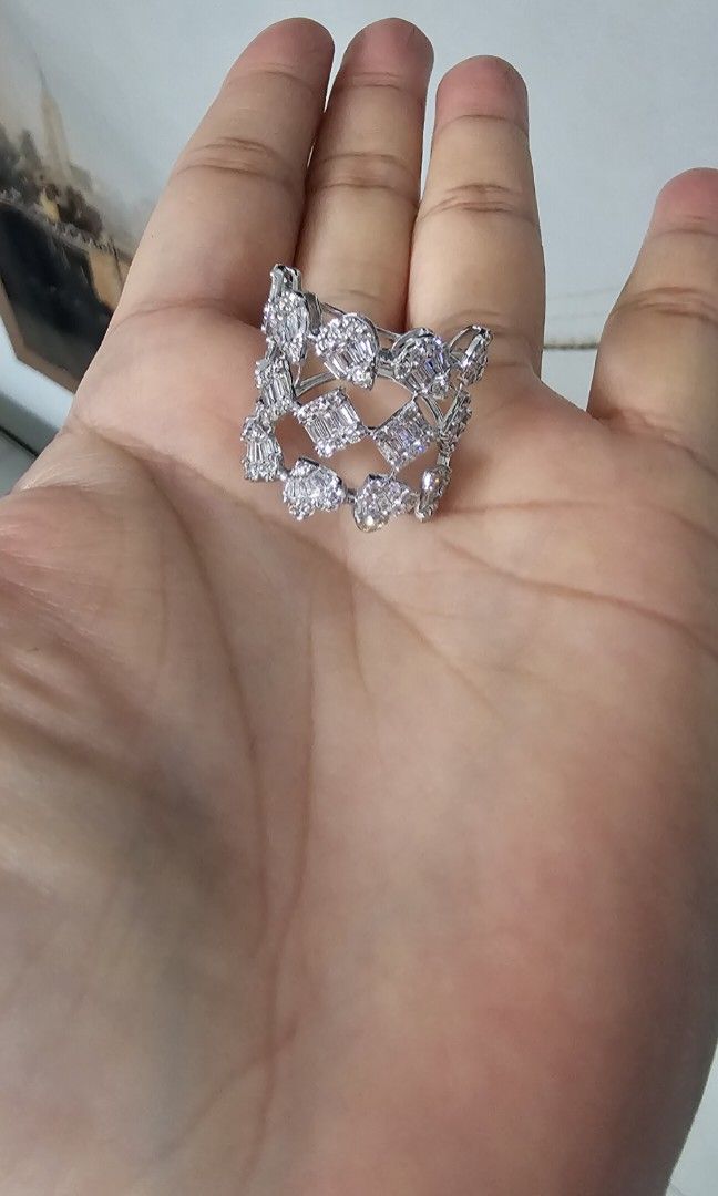 Full finger diamond discount rings