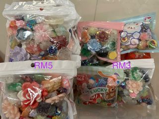 Diy Resin Flower free 1 pack white pearl