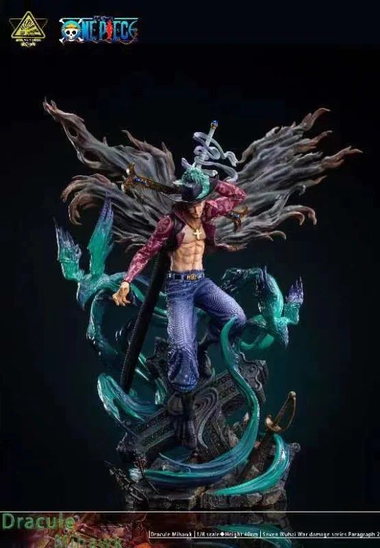 Figurine One Piece Dracule Mihawk 23cm - Œil D'Aigle - PVC - Cadeau Bureau
