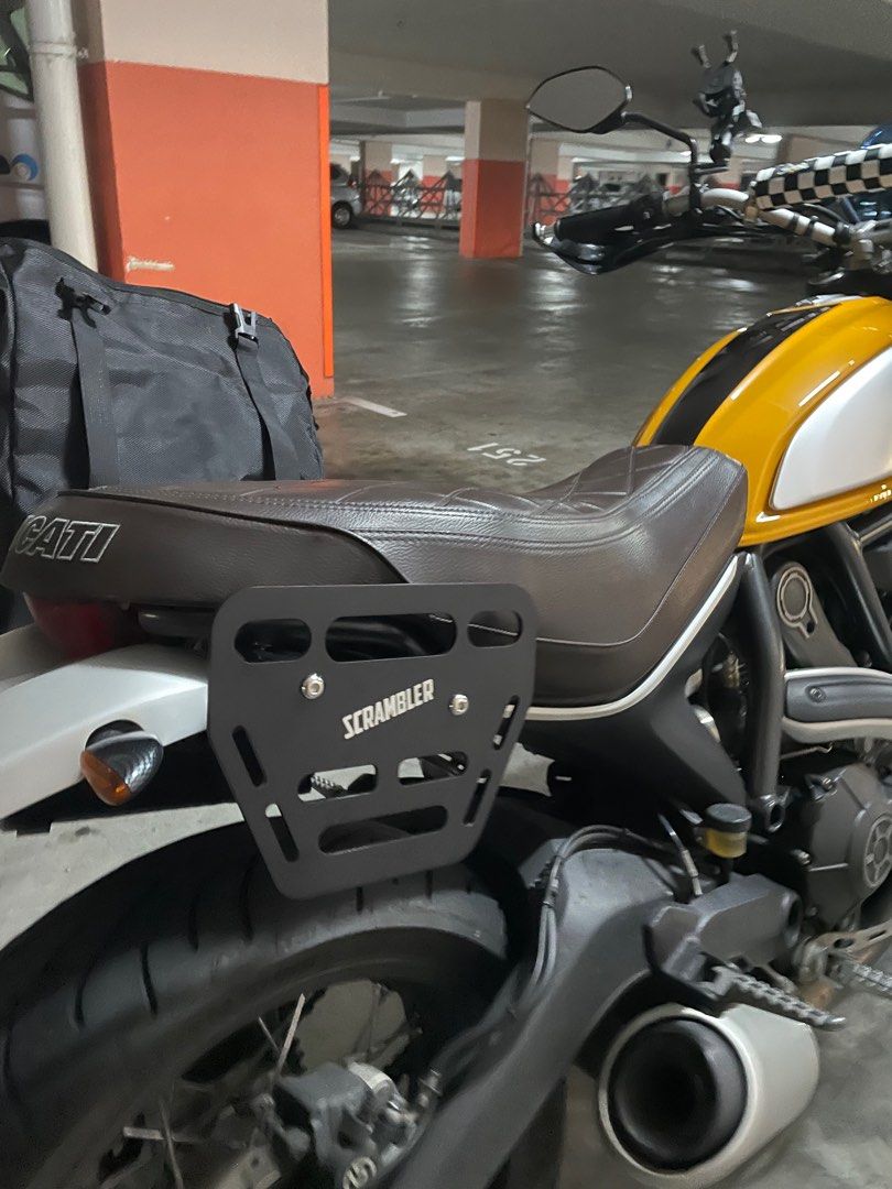 Ducati scrambler sales luggage rack