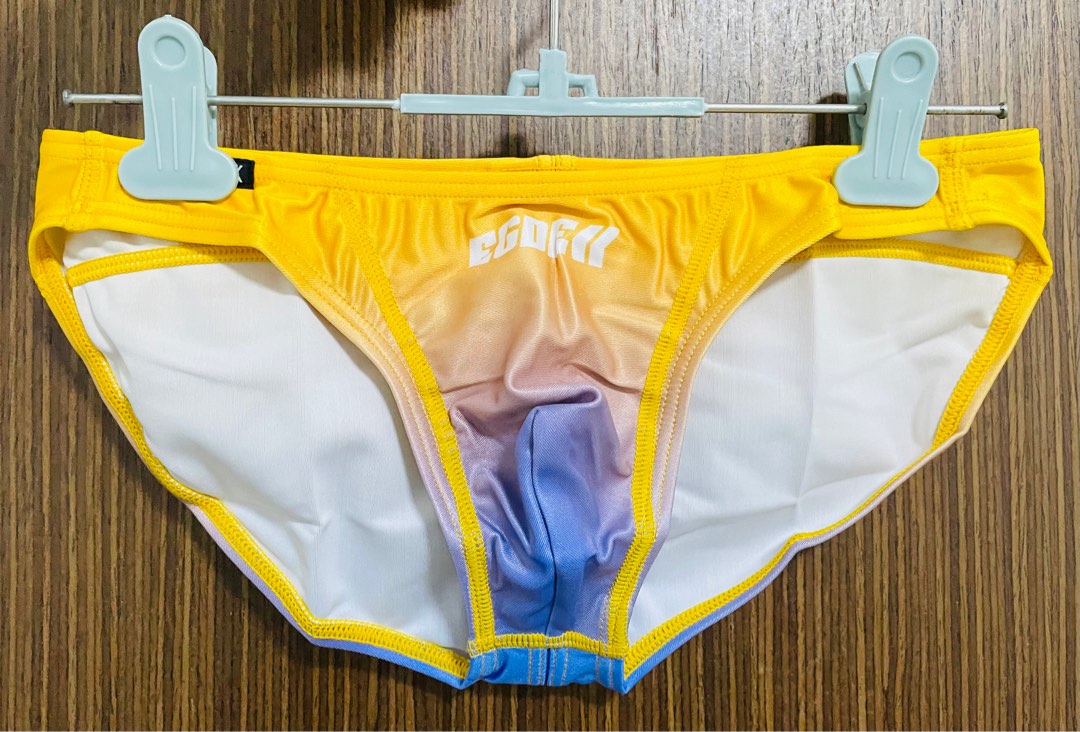 EGDE Gradation Super Low Rise Bikini, V. Yellow (3335), Men's Fashion,  Bottoms, New Underwear on Carousell