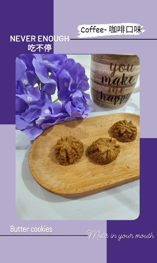 Eggless Butter Cookies, Food & Drinks, Homemade Bakes on Carousell