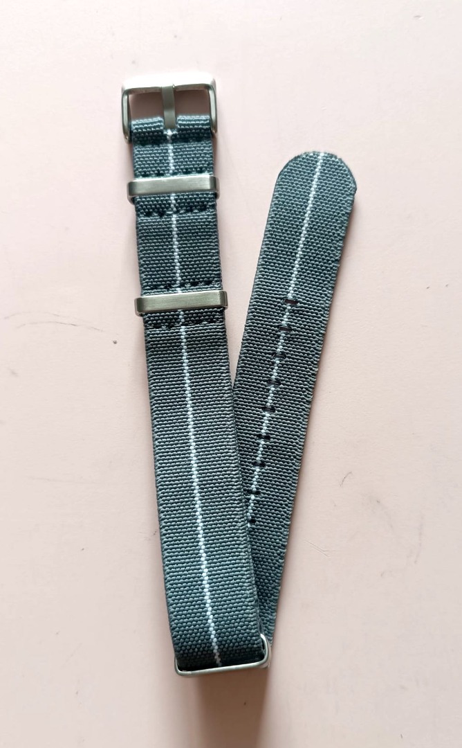 Elastic NATO Watch Strap 20mm, Men's Fashion, Watches & Accessories
