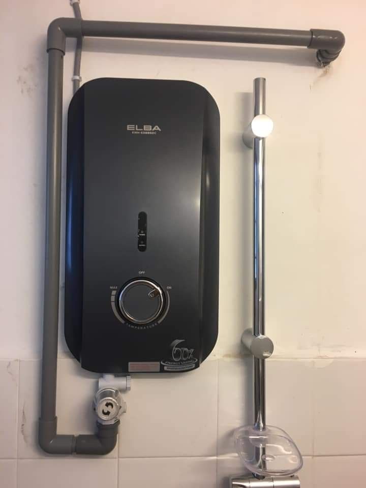 Elba Water Heater with Booster Pump, TV & Home Appliances, Water Heater & Instant Showers on
