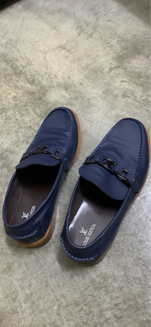 Blue louis vuitton dress shoes online
