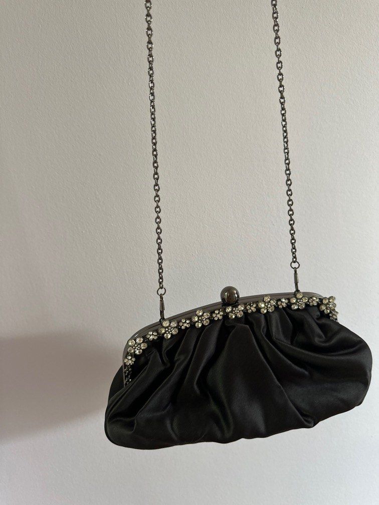 Elegant black 2025 clutch bag