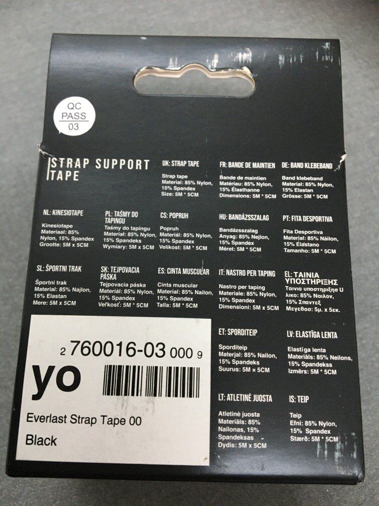 EVERLAST Strap Support Tape, Sports Equipment, Other Sports Equipment