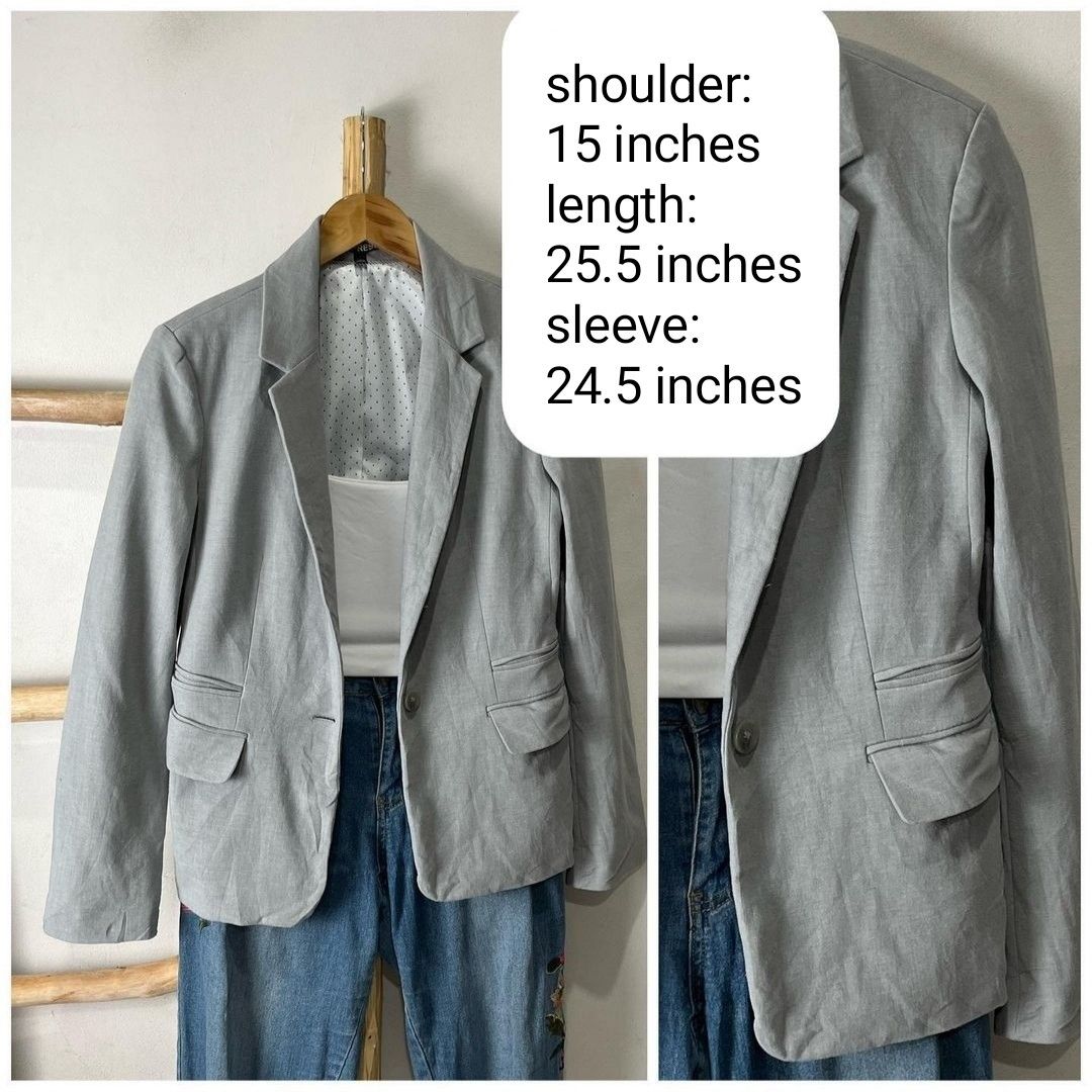 Express gray blazer hot sale