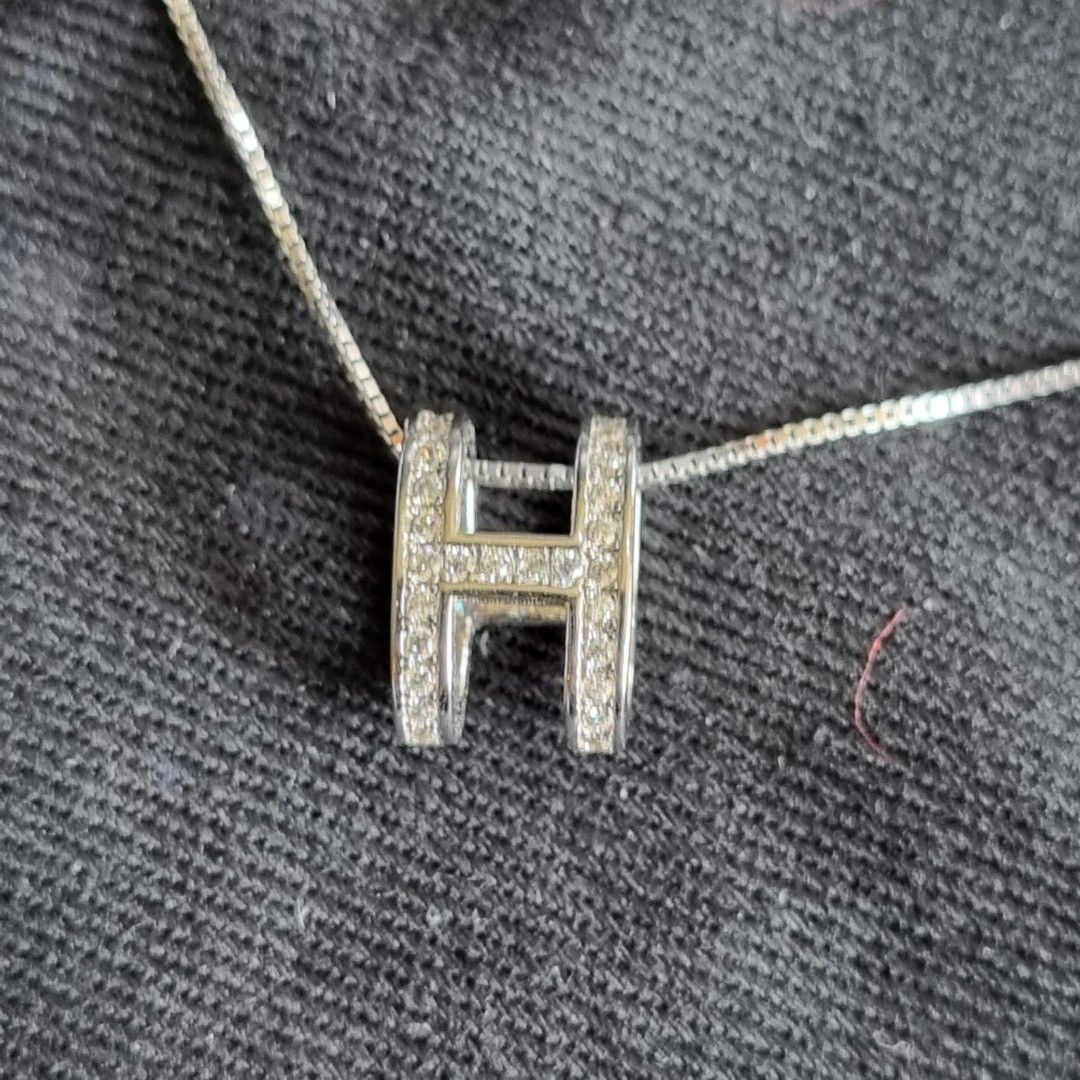 Hermes necklace diamond discount