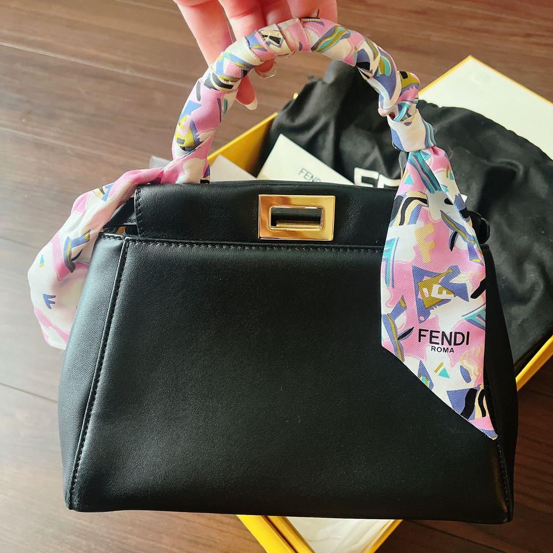 DOWN PRICE!! Fendi Peekaboo Mini, Luxury, Bags & Wallets on Carousell