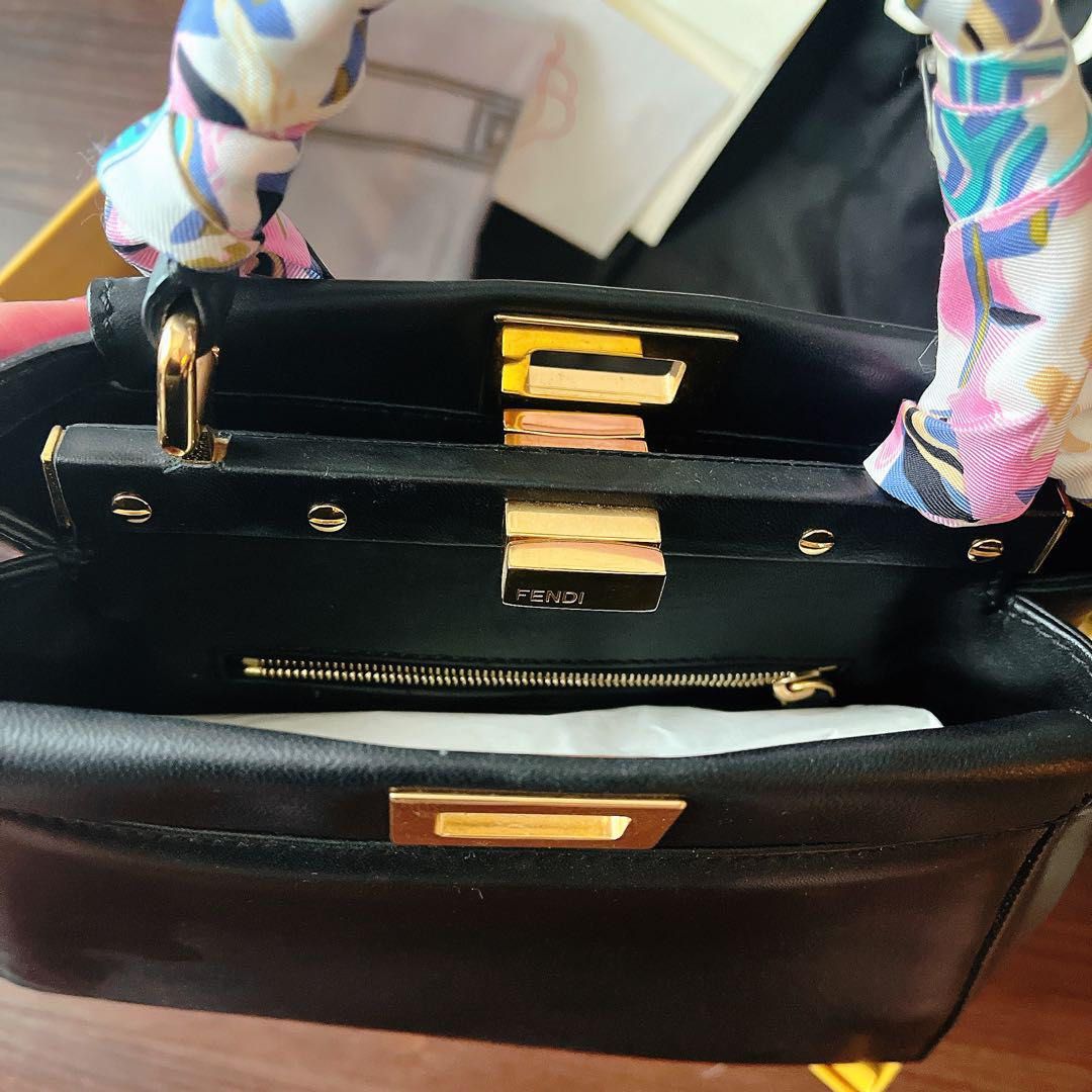 DOWN PRICE!! Fendi Peekaboo Mini, Luxury, Bags & Wallets on Carousell