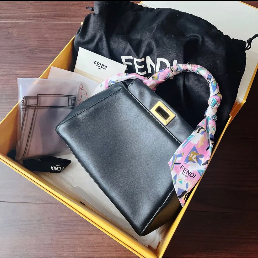 DOWN PRICE!! Fendi Peekaboo Mini, Luxury, Bags & Wallets on Carousell